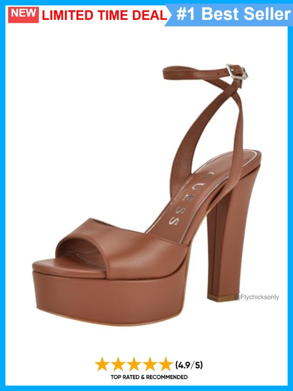 Hitten Suede Platform Dress Sandals High Heels Buckle